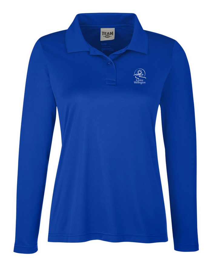 Centre Wellington Women's Long Sleeve Zone Performance Polo