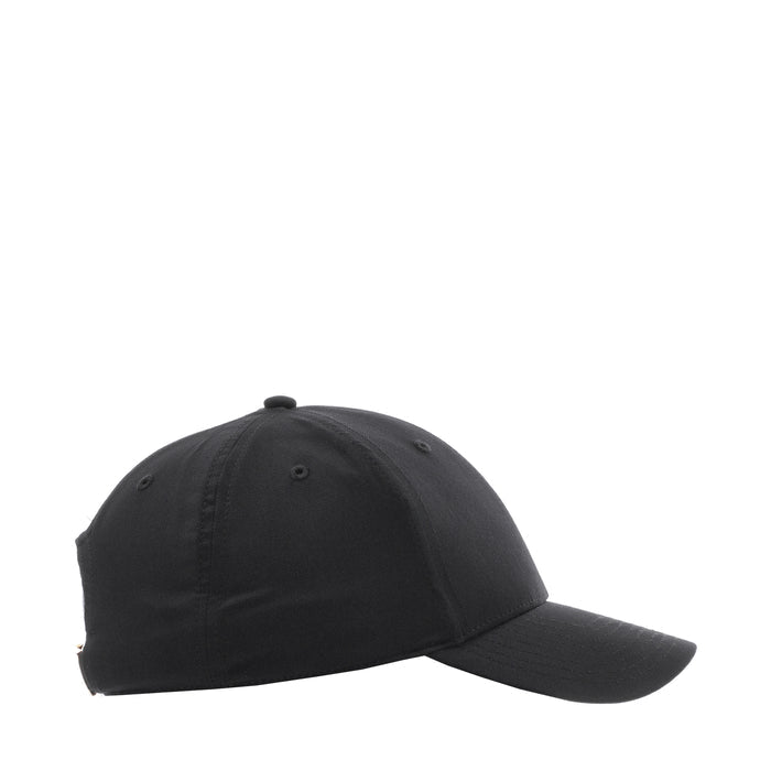 Black Nike baseball cap with curved brim and minimal front stitching
