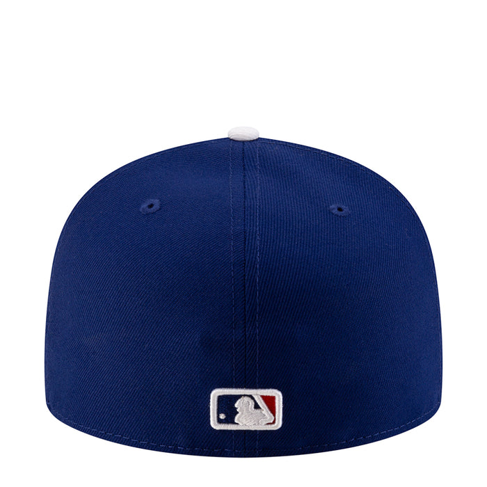 Blue Dodgers baseball cap with MLB logo patch on back panel