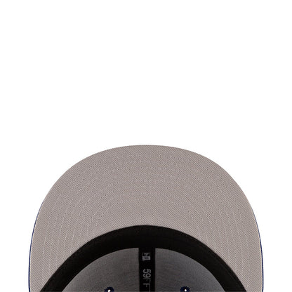 Light gray cap interior with black New Era tag near the brim