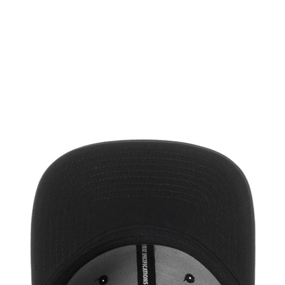 Black Nike cap crown with interior seam detail