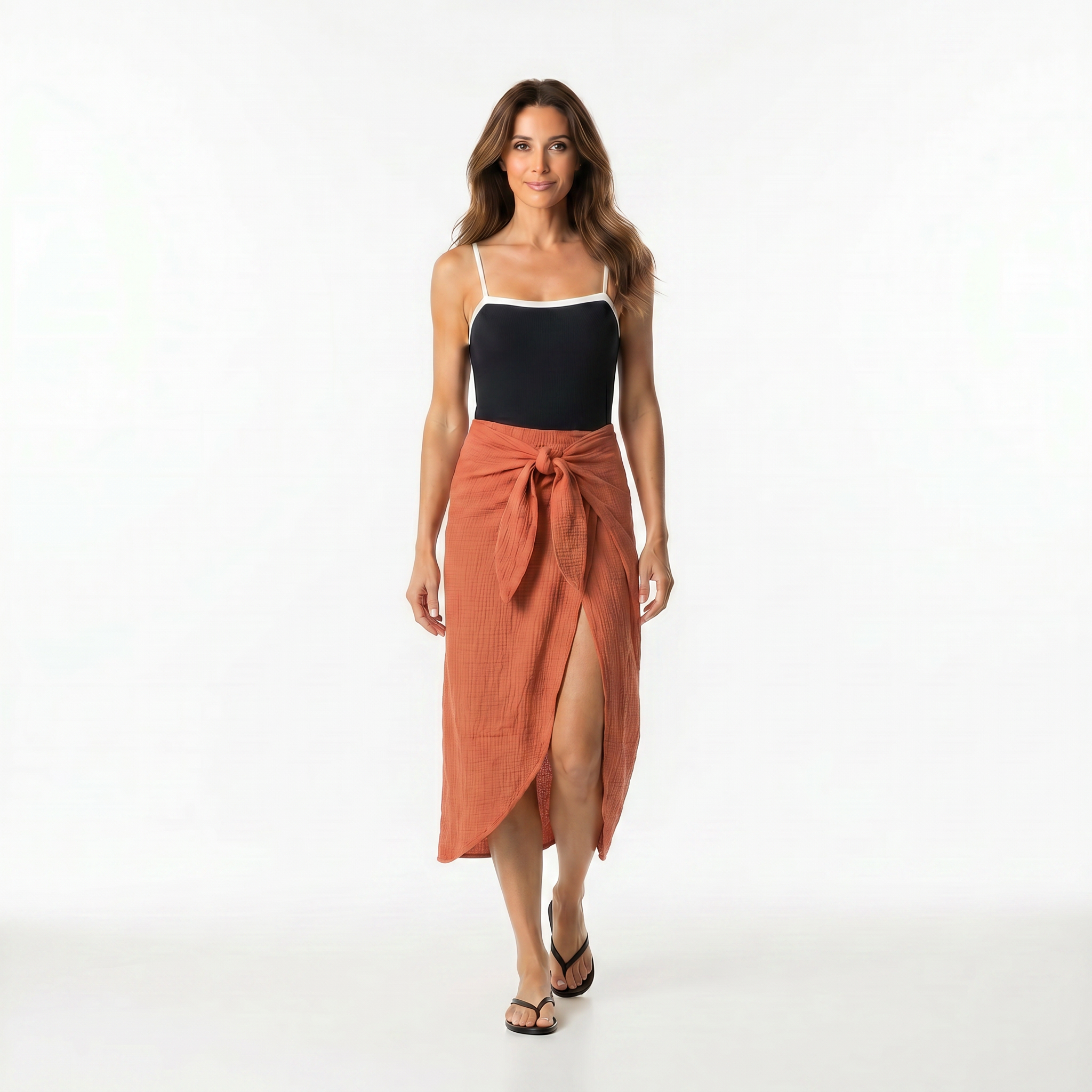 Faux Sarong Skirt