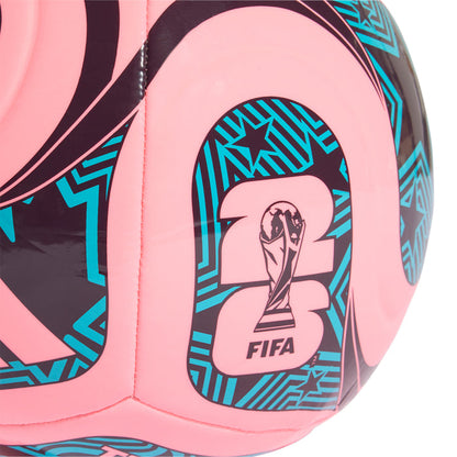 Pink soccer ball panel with FIFA logo and Trionda-style number 3 graphic