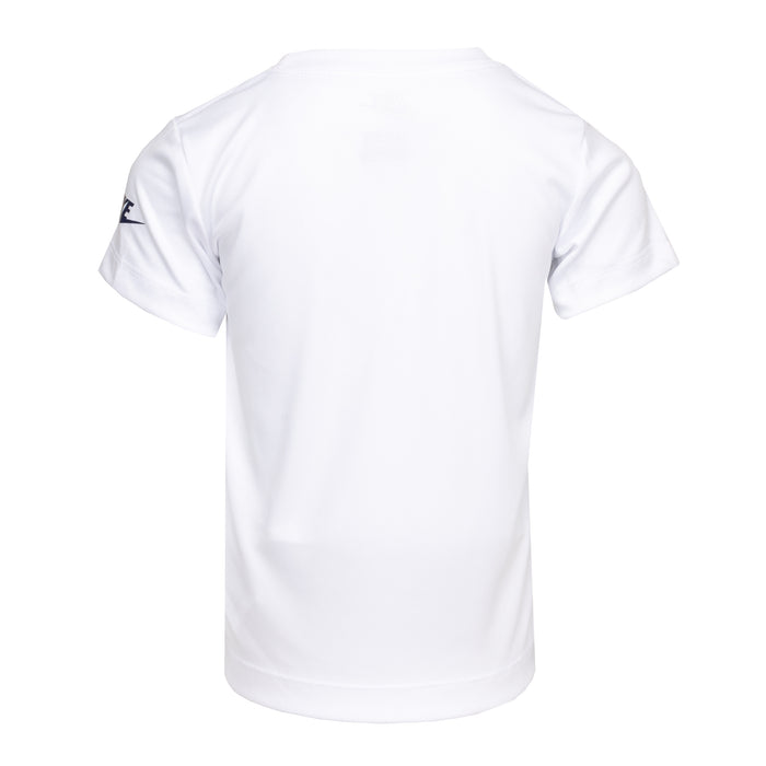 Toddler white back T-shirt with Nike logo