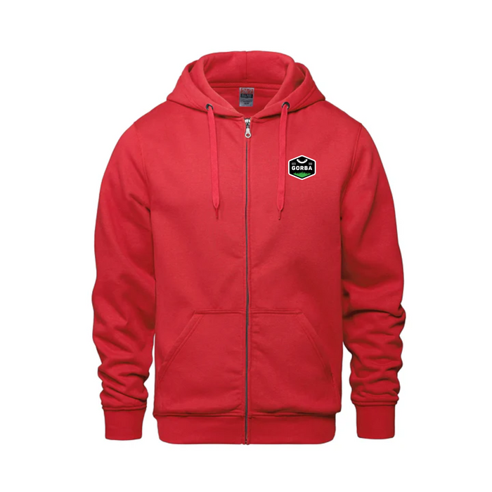GORBA Adult Full Zip Hooded Sweatshirt