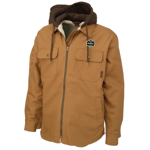 GORBA Tough Duck Sherpa Lined Shirt Jacket