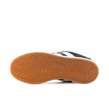 Men's adidas sneakers outsole, gum-brown tread with adidas logo on the heel