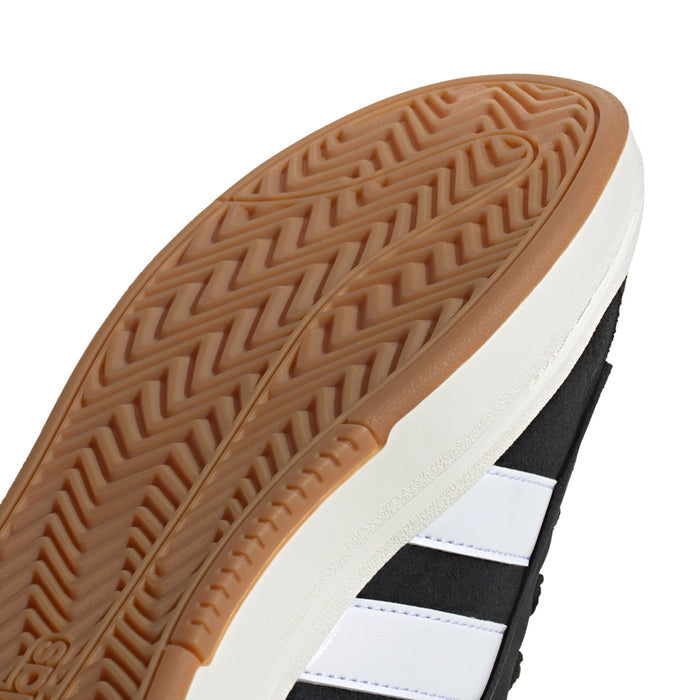 Men's adidas sneakers outsole tread, gum-brown rubber with adidas branding detail