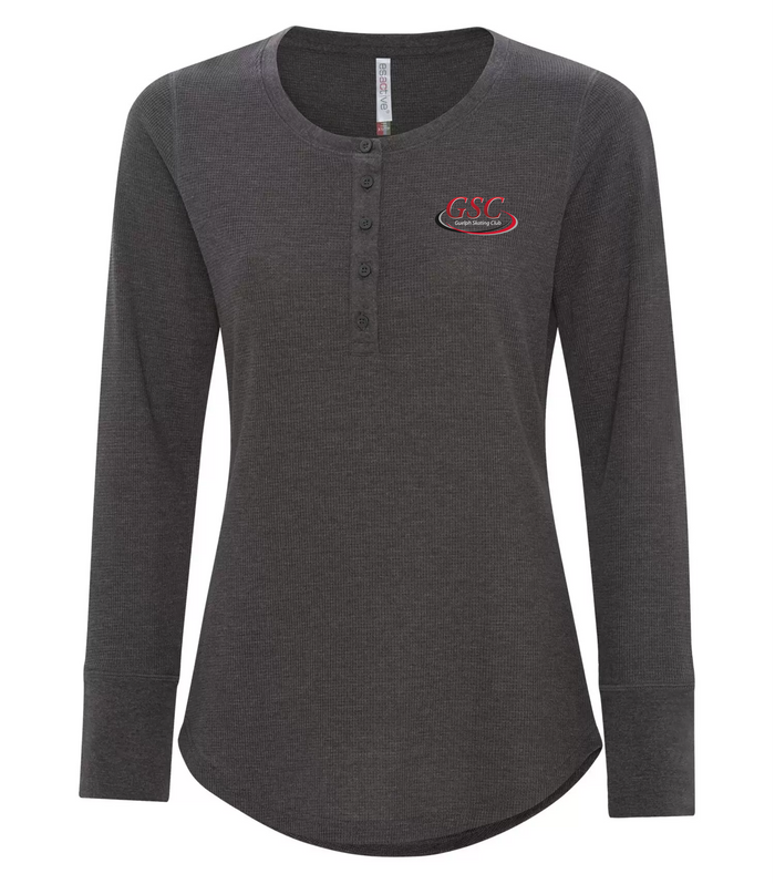Guelph Skating Club Ladies Long Sleeve Henley