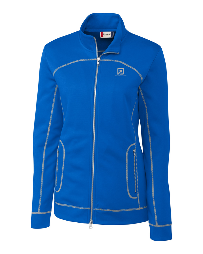 Hi-Tech Gears Women's Helsa Full Zip Knit Fleece Jacket