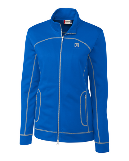 Hi-Tech Gears Women's Helsa Full Zip Knit Fleece Jacket