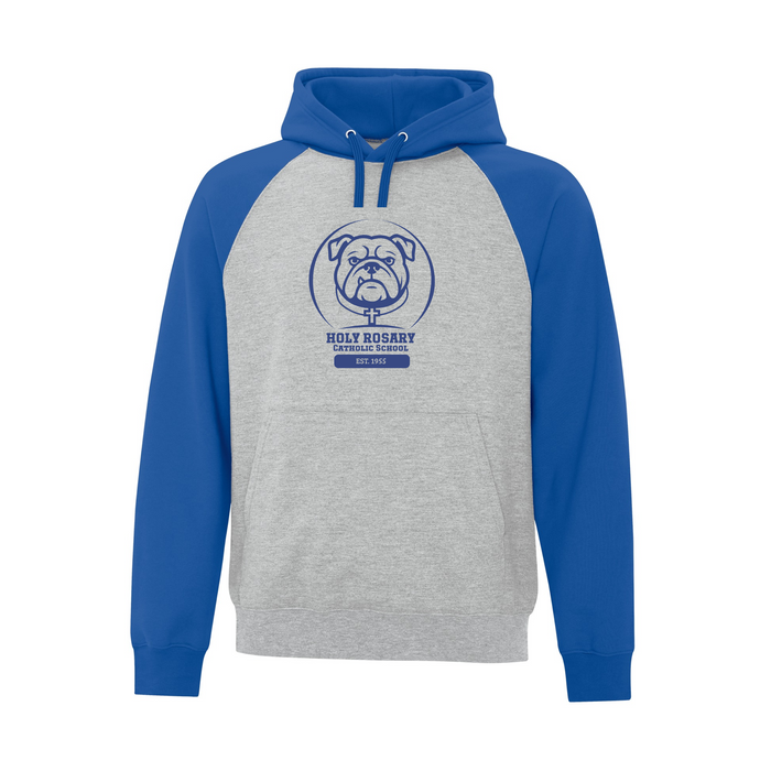 Holy Rosary Adult Two Tone Hooded Sweatshirt