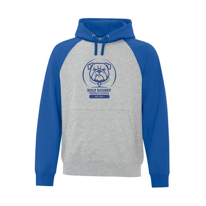 Holy Rosary Adult Two Tone Hooded Sweatshirt