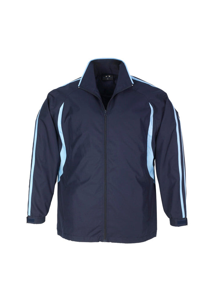 Kids Flash Track Top navy jacket with light blue stripes J3150B