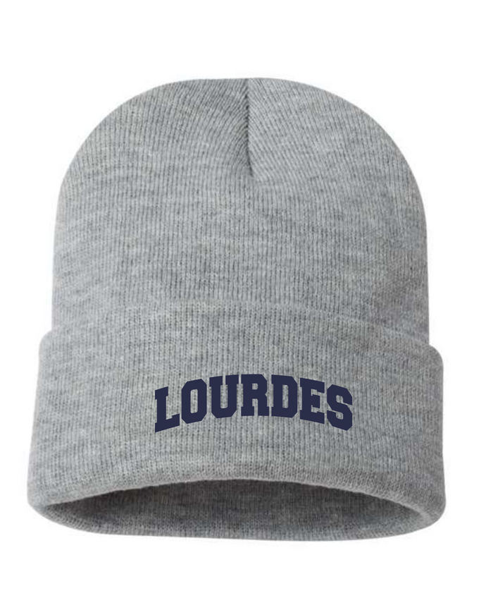 Lourdes Knit Roll Up Toque