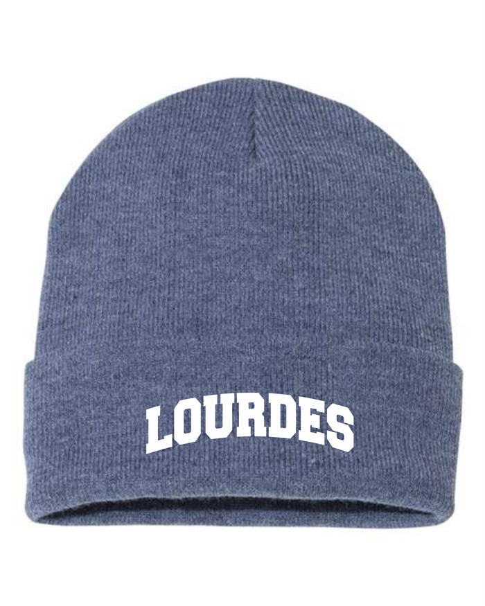 Lourdes Knit Roll Up Toque