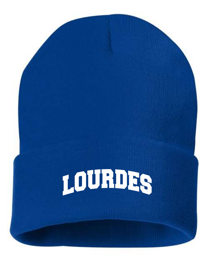 Lourdes Knit Roll Up Toque