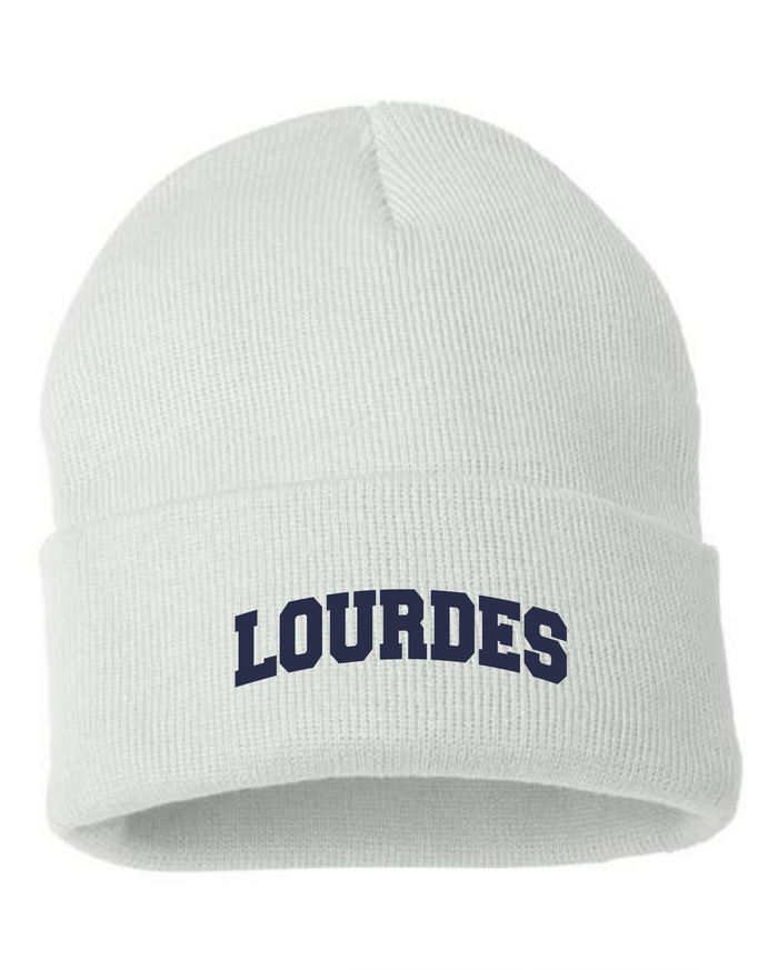 Lourdes Knit Roll Up Toque