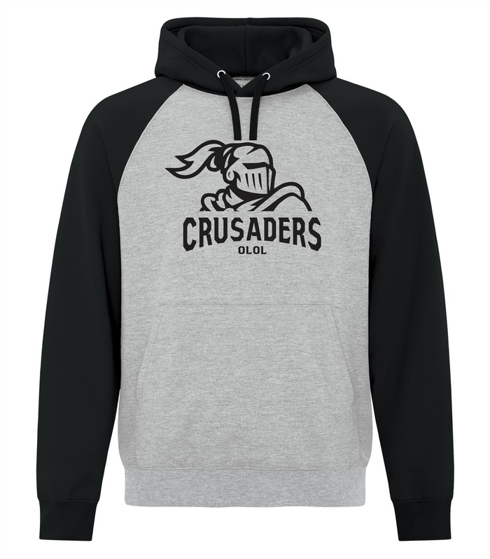 Lourdes Two Tone Fleece Hooded Sweatshirt