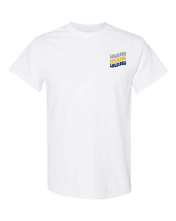 Lourdes Unisex Hippy Multi Colour T-Shirt