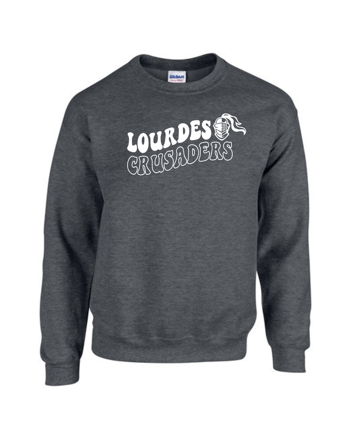 Lourdes Unisex Tonal Hippy Crewneck
