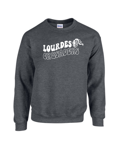Lourdes Unisex Tonal Hippy Crewneck
