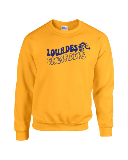 Lourdes Unisex Tonal Hippy Crewneck