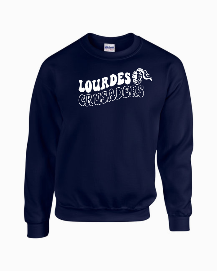 Lourdes Unisex Tonal Hippy Crewneck