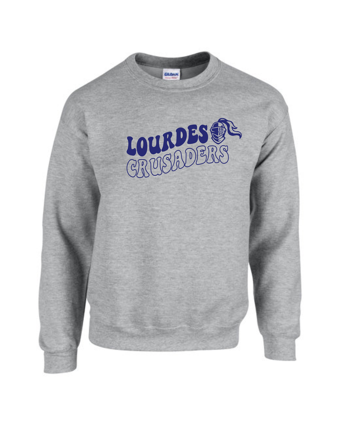 Lourdes Unisex Tonal Hippy Crewneck
