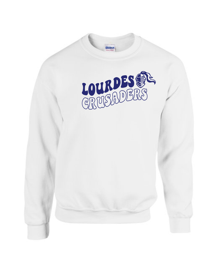 Lourdes Unisex Tonal Hippy Crewneck