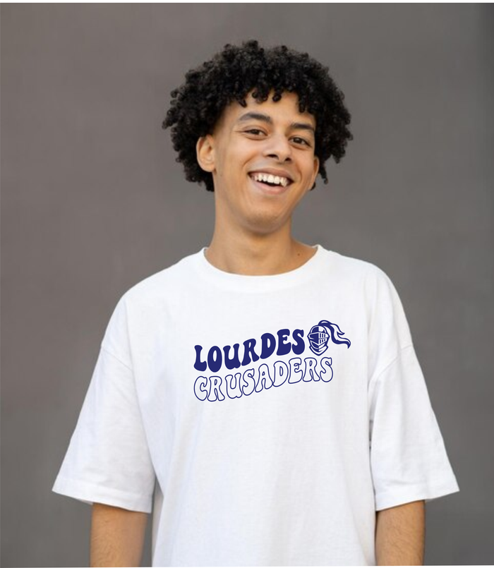 Lourdes Unisex Tonal Hippy T-shirt