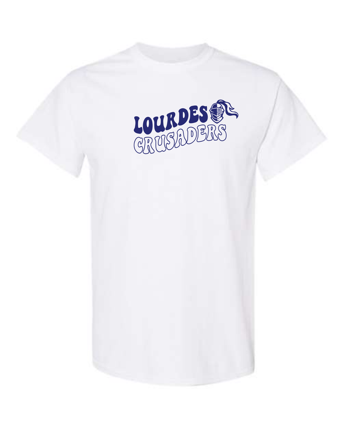 Lourdes Unisex Tonal Hippy T-shirt