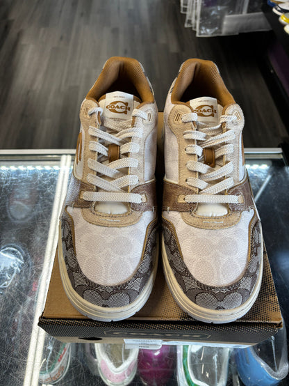 Coach Low Beige Logo All Over