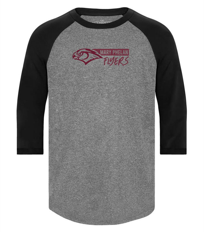 Mary Phelan Adult 3/4 Sleeve Baseball Tee