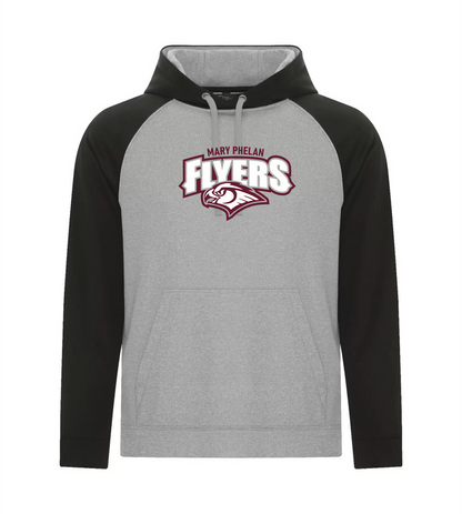 Mary Phelan Adult Two Tone Performance Hooded Sweatshirt