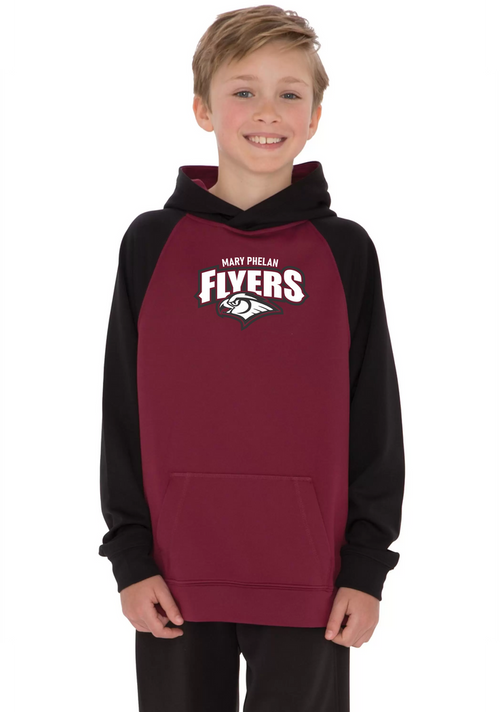 Mary Phelan Youth Two Tone Performance Hooded Sweatshirt