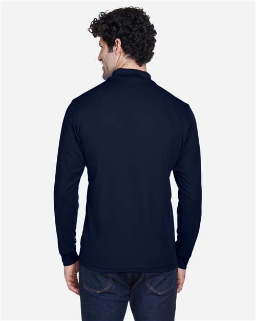 MML Men's Moisture Wicking Long Sleeve Polo