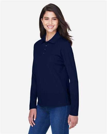 MML Women's Moisture Wicking Long Sleeve Polo