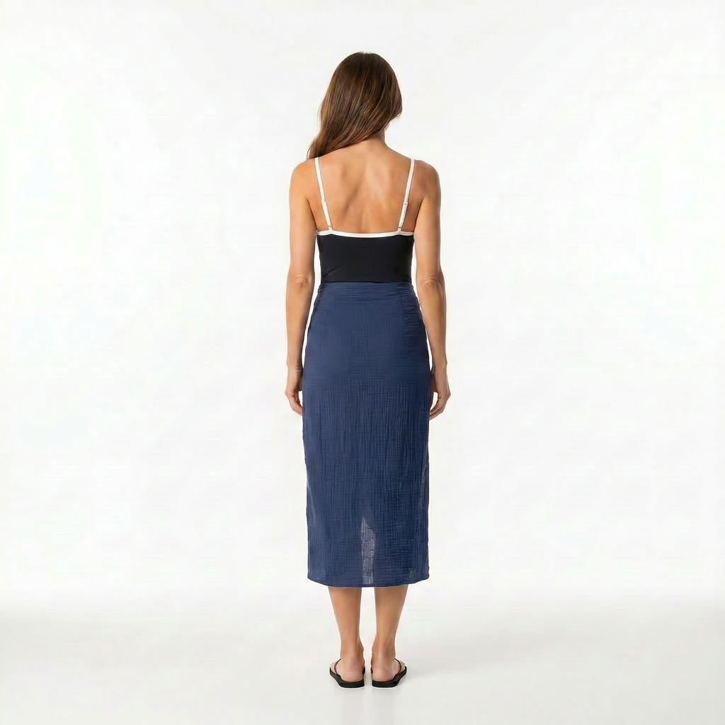 Faux Sarong Skirt
