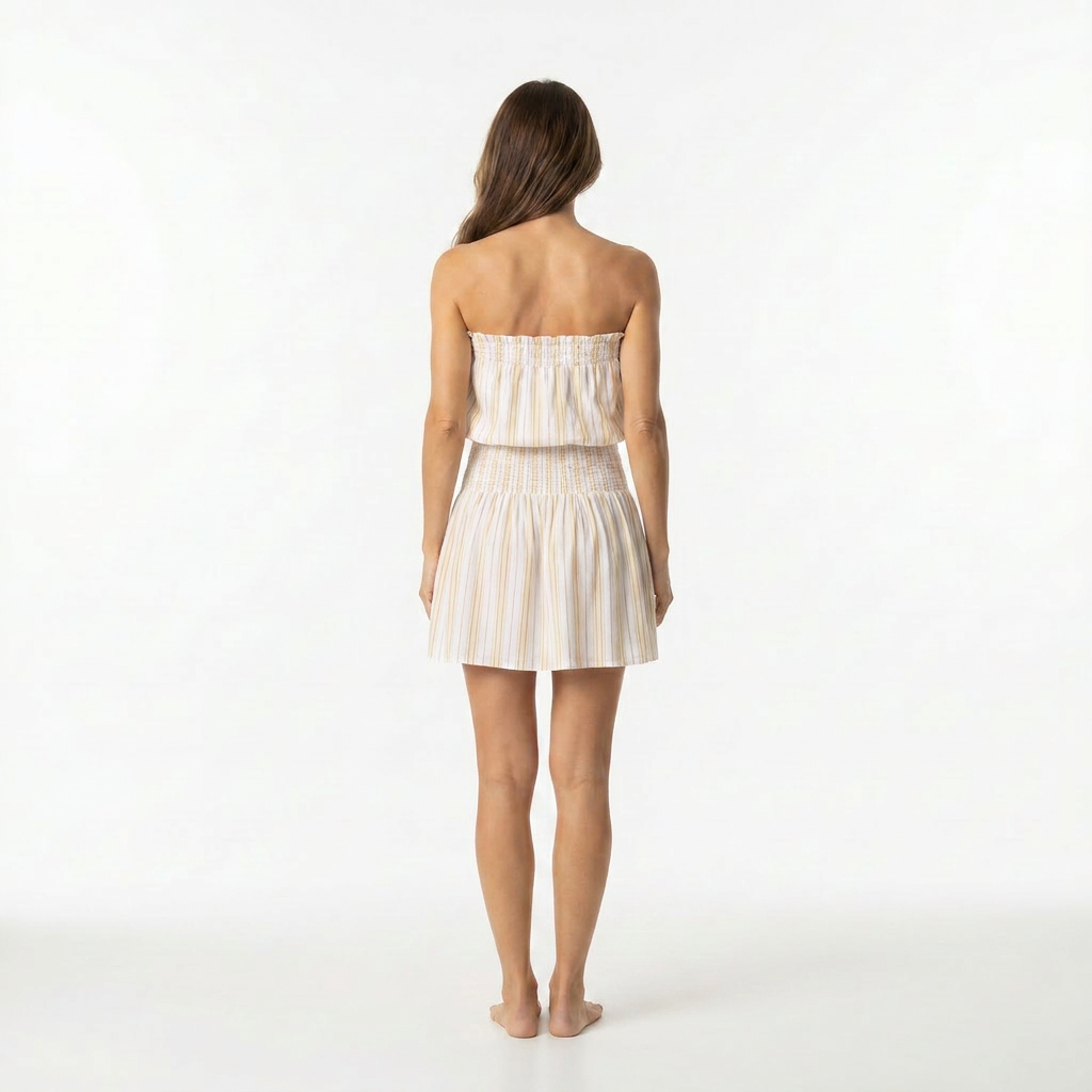 Smocked Tube Dress
