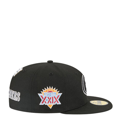 Black baseball cap with colorful “XXIX” patch logo on the front.