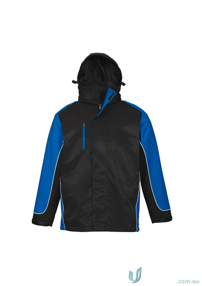 Black and blue Nitro Jacket J10110 with white piping from Biz Collection Unisex
