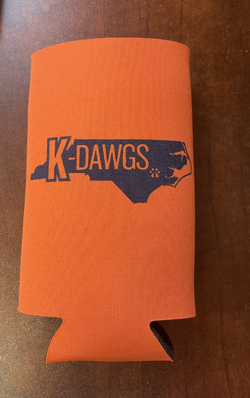 Orange Tallboy K-Dawgs Koozie