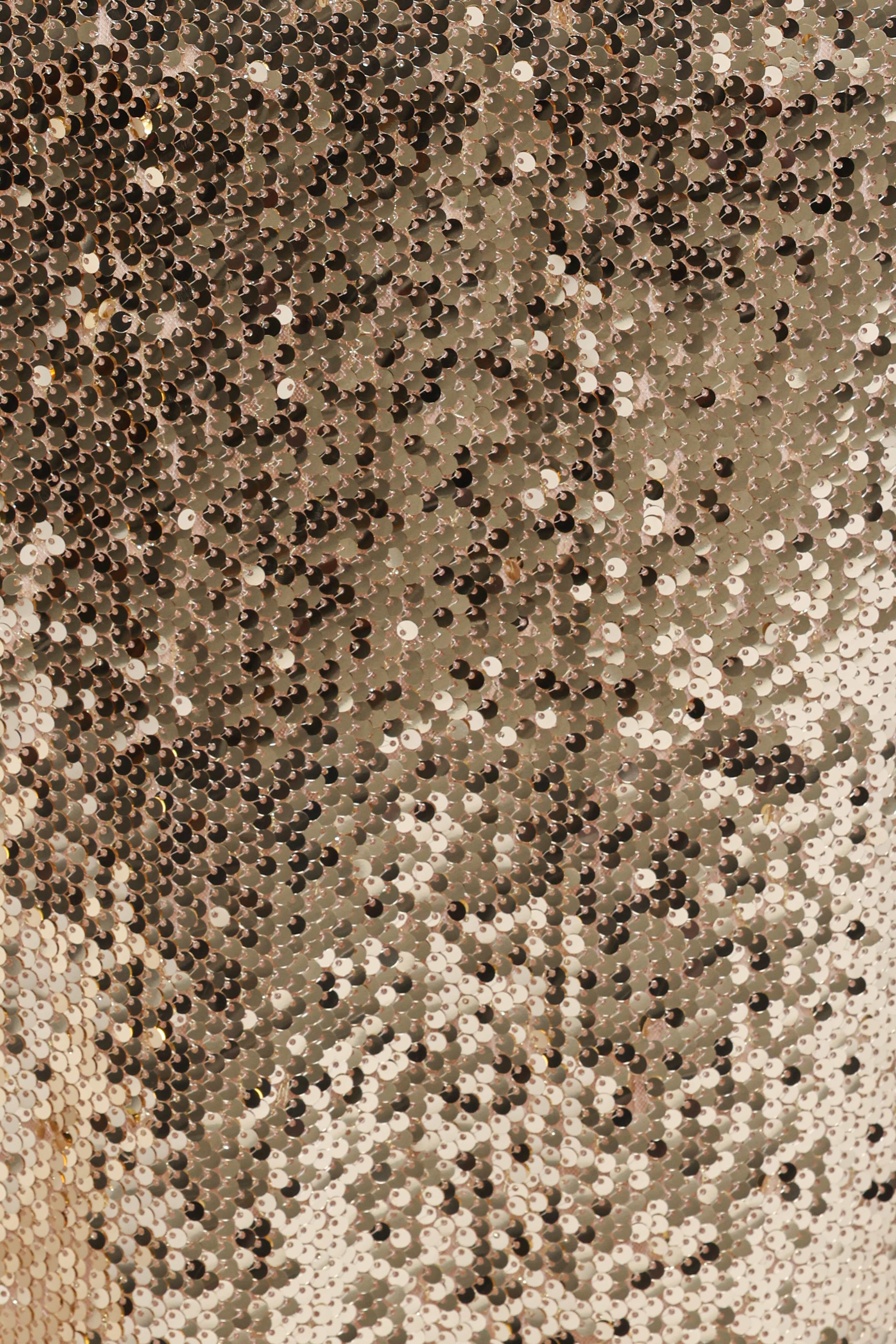 Karley Sequin Maxi Dress - Gold