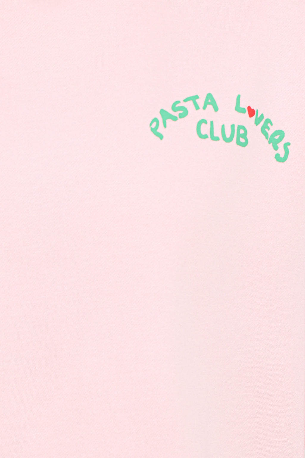 Pasta Lovers Club Graphic Sweater - Pink
