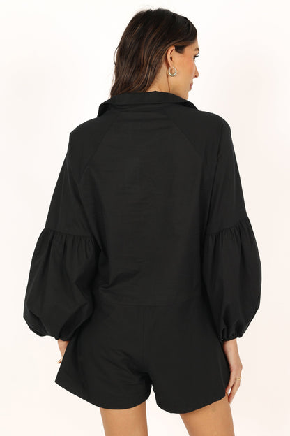Elsa Romper - Black