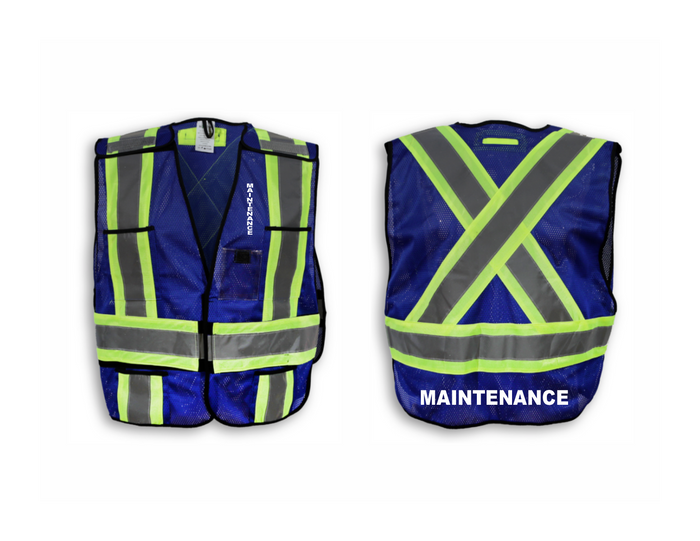 Polycon Hi Vis Mesh Safety Vest