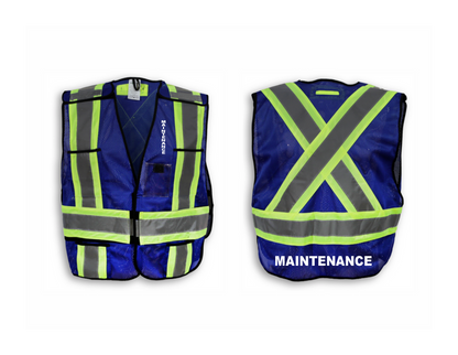 Polycon Hi Vis Mesh Safety Vest