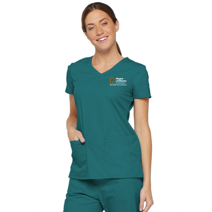 Right at Home Canada Contemporary Fit Vneck Scrub Top