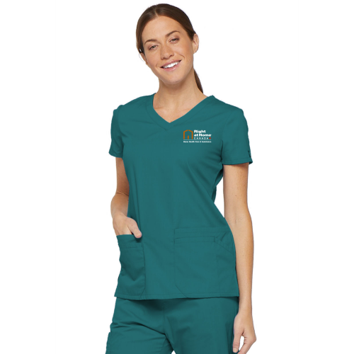 Right at Home Canada Contemporary Fit Vneck Scrub Top